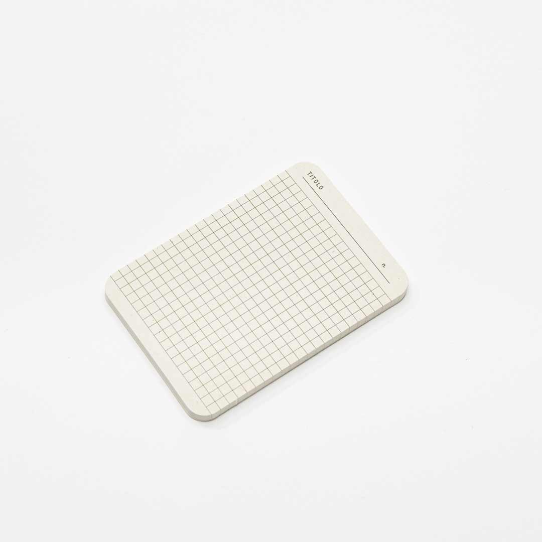 Foglietto - Quadrato Fichas A7 | 120 O 60 TARJETAS | VARIOS COLORES