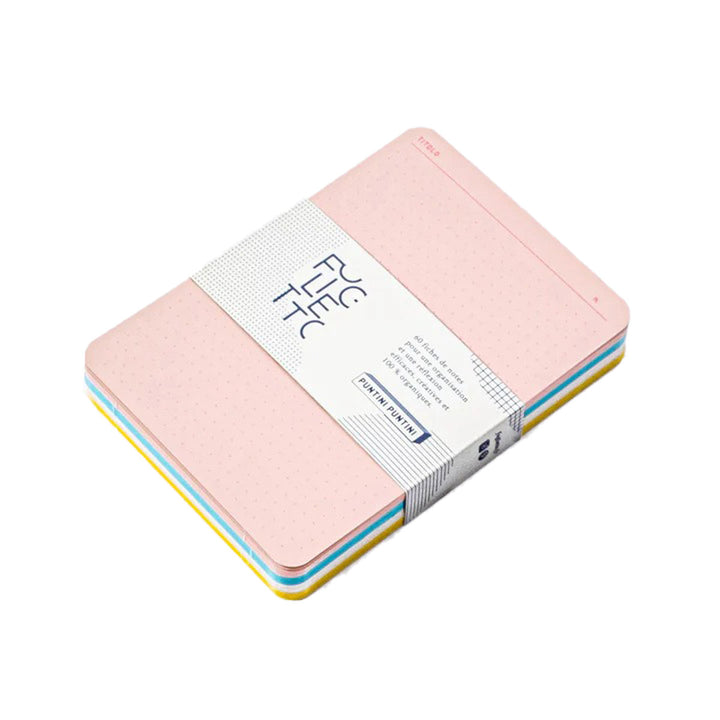 Foglietto - Puntini Puntini | Pack de 60 fichas A6 | Multicolor Bright