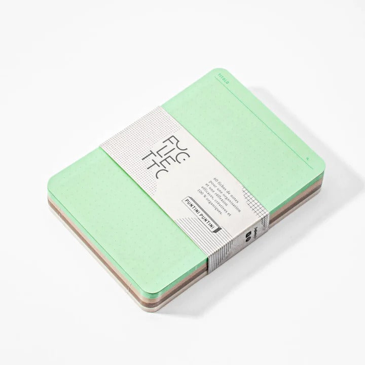 Foglietto - Puntini Puntini | Pack de 60 fichas A6 | Multicolor Neutral