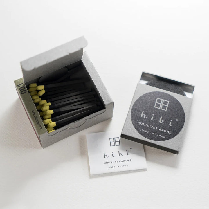 Hibi - Incense Matches Large Box | lemongrass