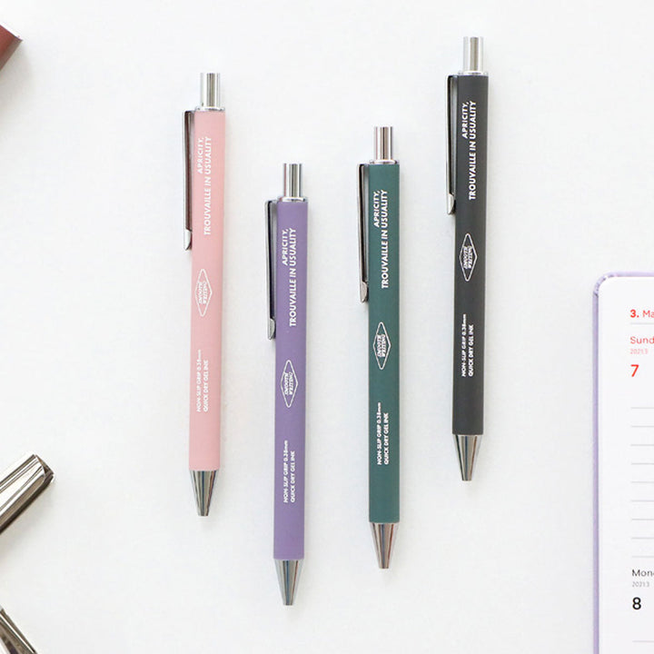 Iconic - Iconic - Bolígrafo Non Slip Smooth Gel Pen 0.38 mm | Purple