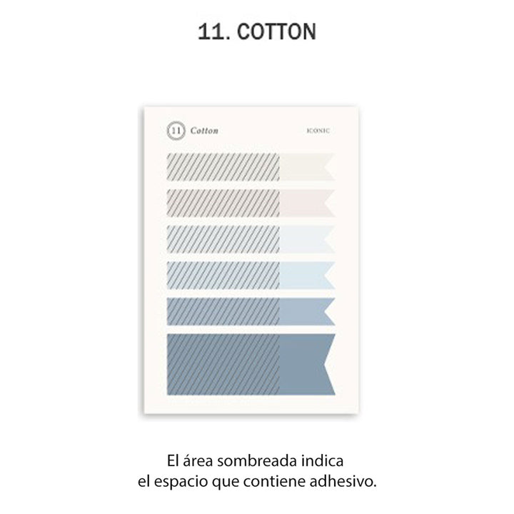 Iconic - Index Sticky Notes Notas Adhesivas | Cotton