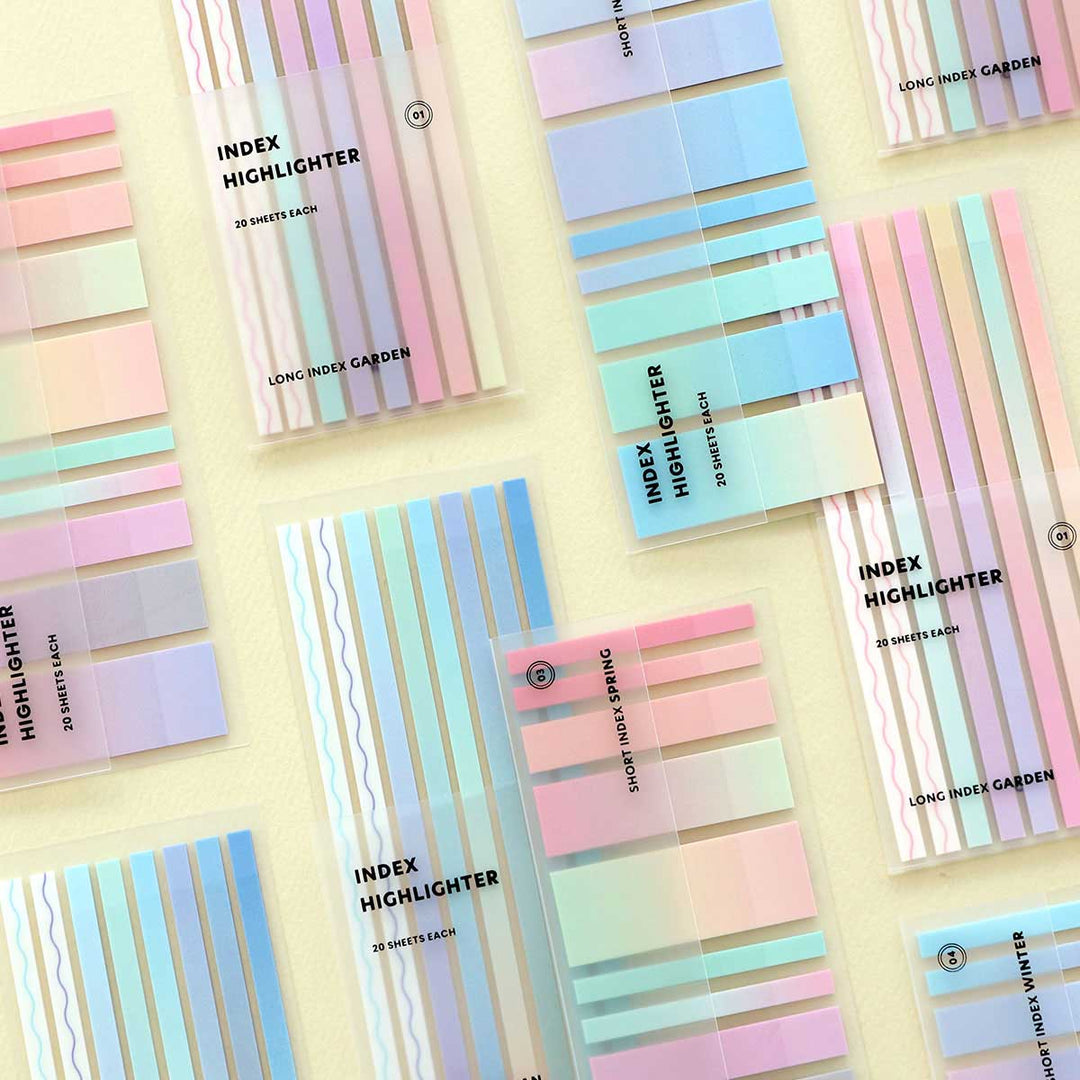 Iconic - Index Highlighter Long Sticky Notes | 01 garden