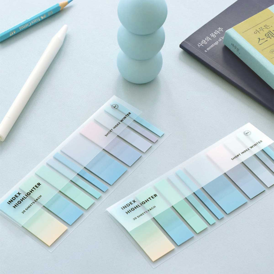 Iconic - Index Highlighter Short Sticky Notes | 04 Winter