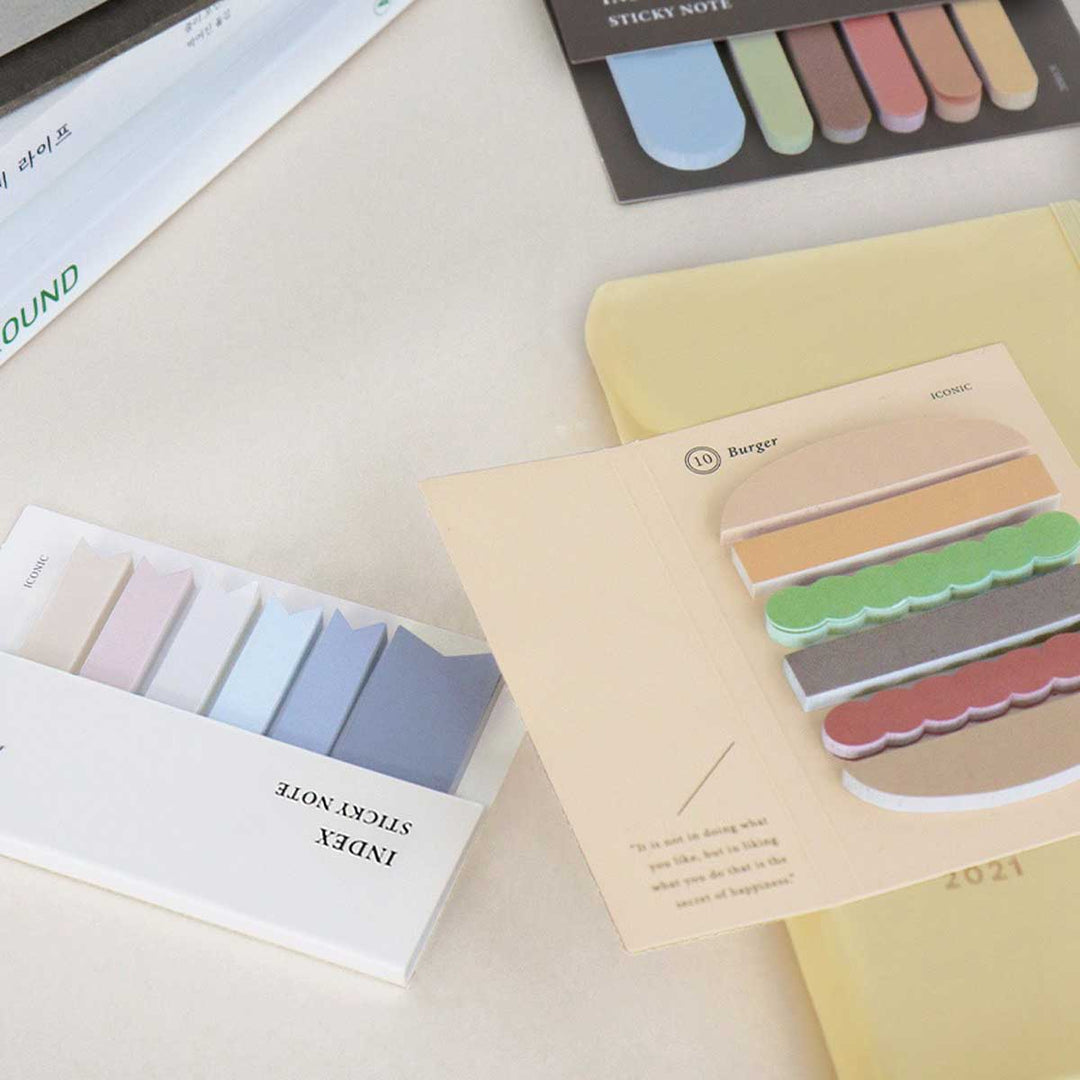 Iconic - Index Sticky Notes Notas Adhesivas | Burguer