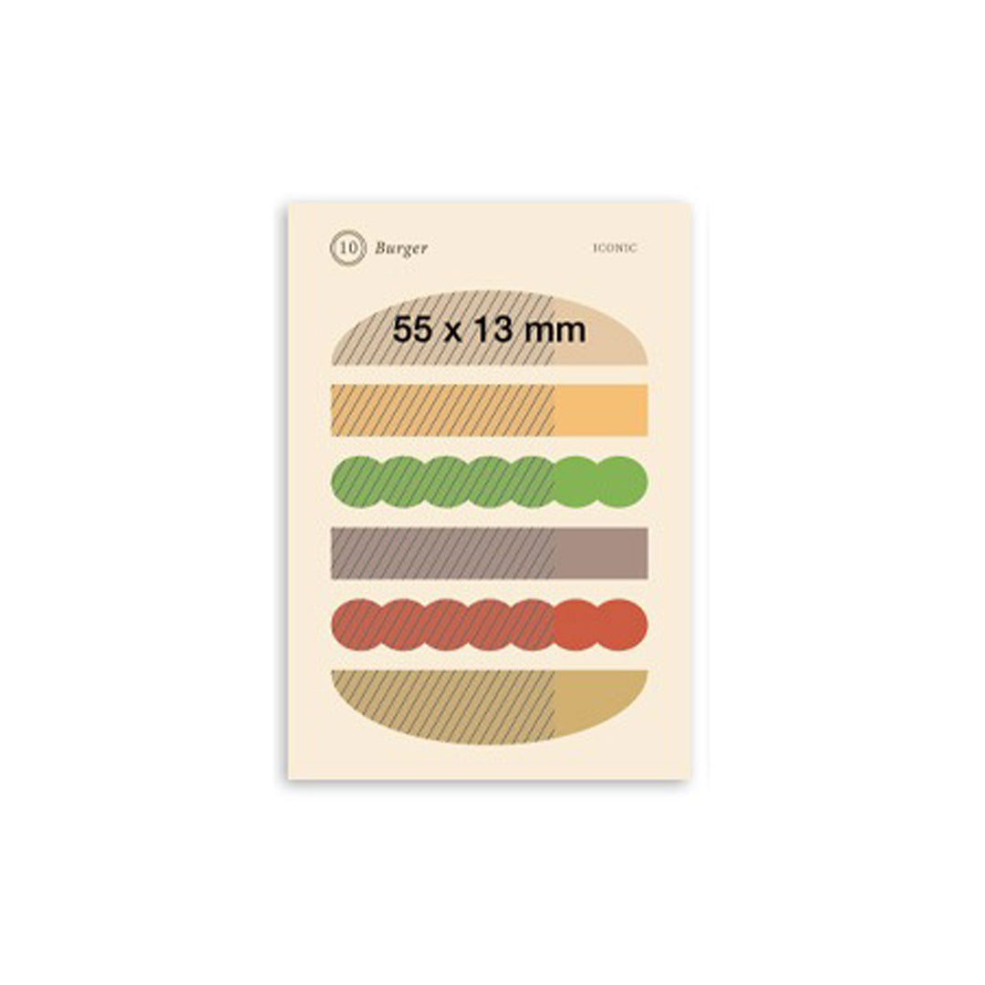 Iconic - Index Sticky Notes Notas Adhesivas | Burguer