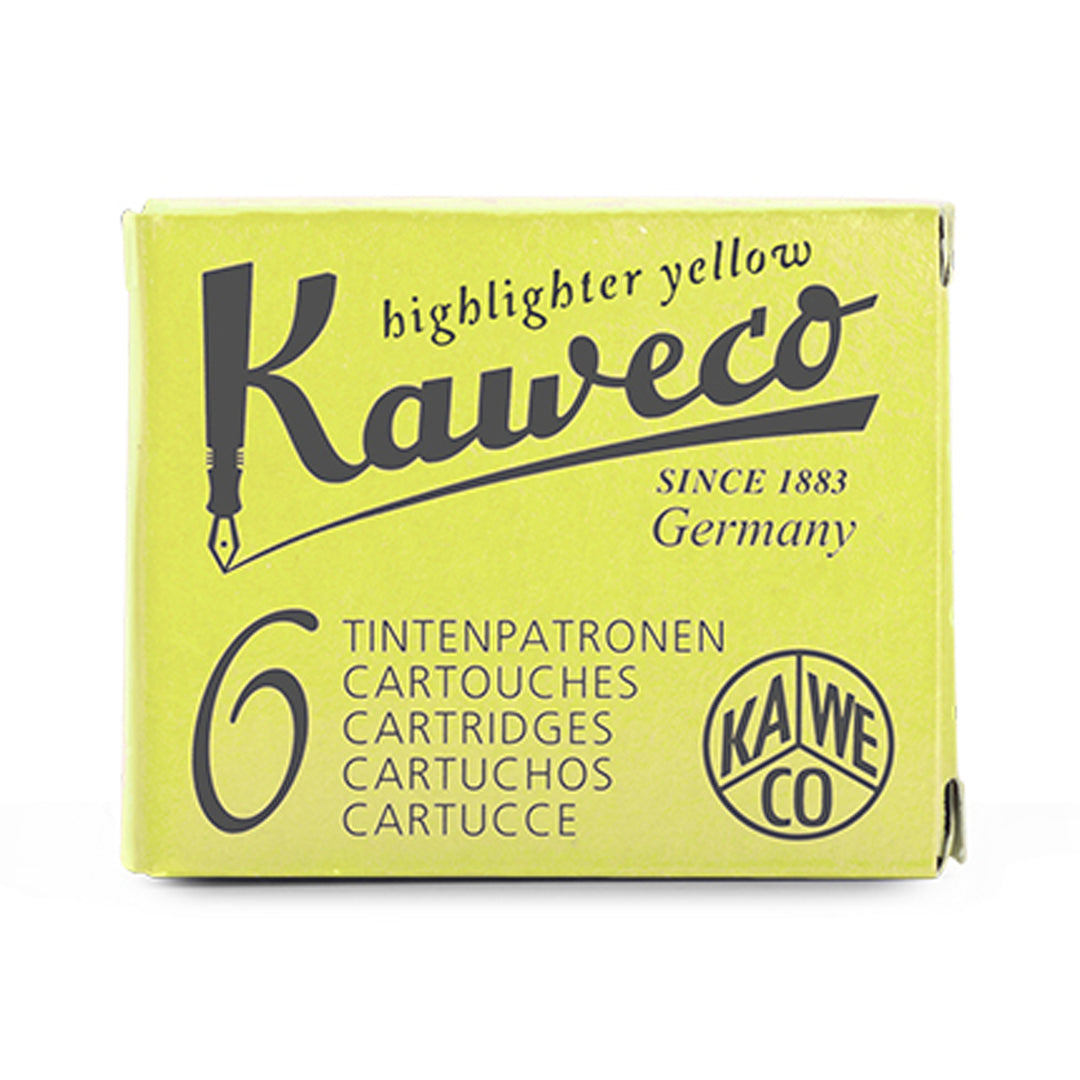 Kaweco - Ink Ink cartridges 6 units | Highlighter Yellow