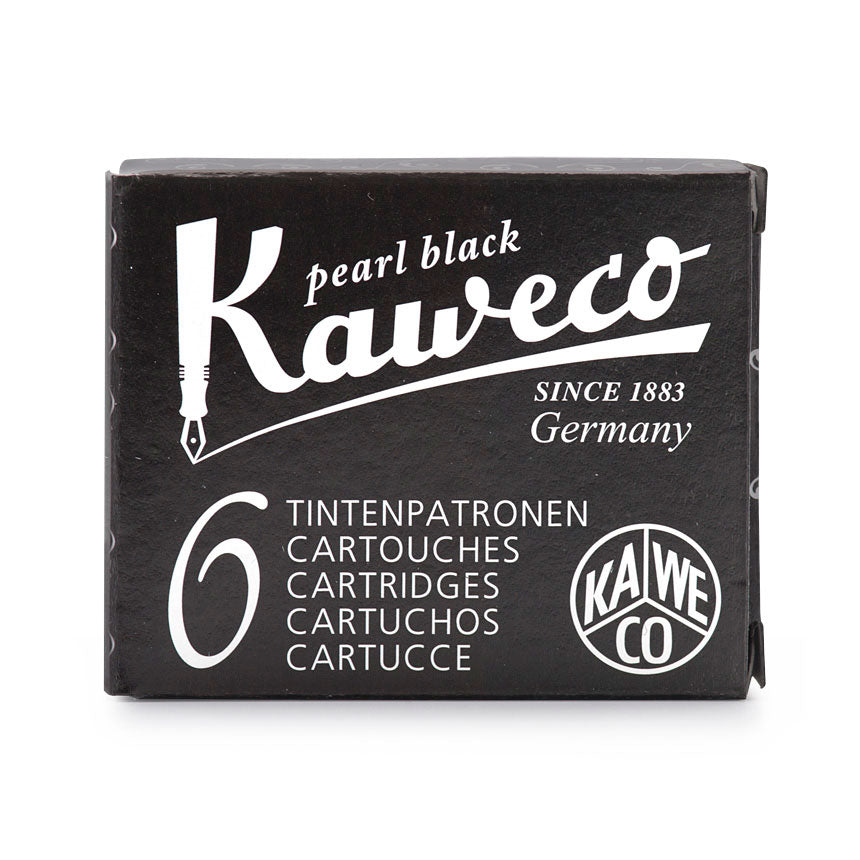  Kaweco- Kaweco - Ink Cartuchos de tinta 6 uds | Pearl Black, Tinta- Likely.es