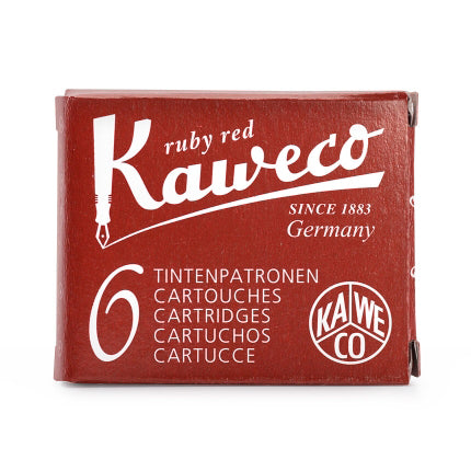 Kaweco - Ink Cartuchos de tinta 6 uds | Ruby Red
