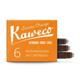 Kaweco - Ink Ink cartridges 6 units | Sunrise Orange