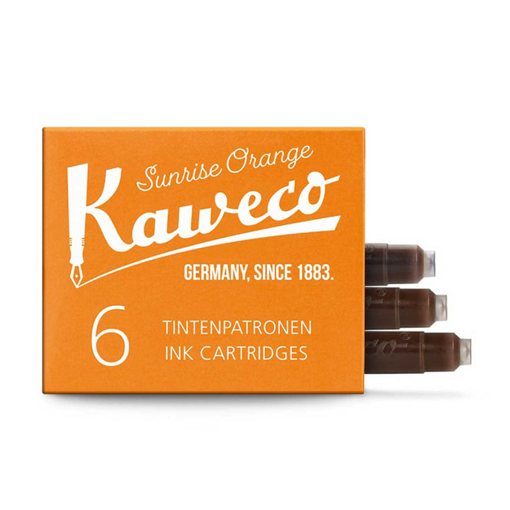 Kaweco - Ink Ink cartridges 6 units | Sunrise Orange