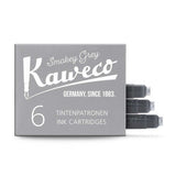 Kaweco - Ink Cartuchos de tinta 6 uds |  Smoky Grey