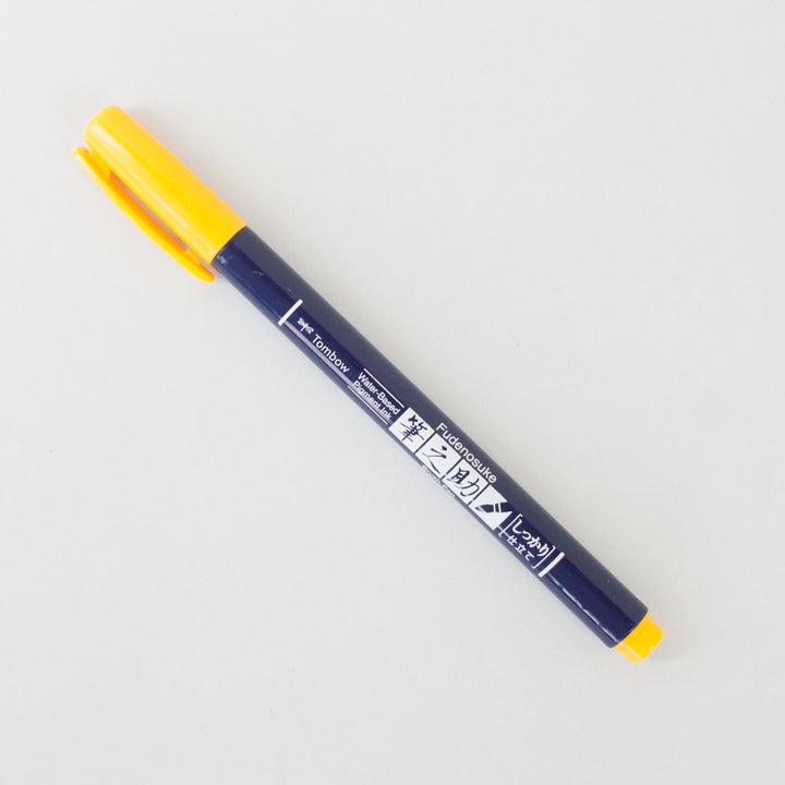 Tombow - Fudenosuke Brush Marker | BH-03 YELLOW