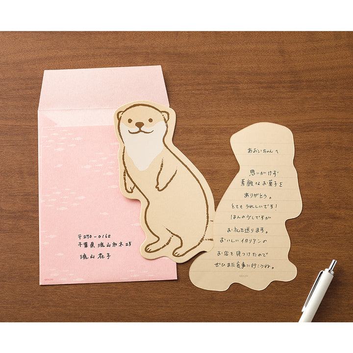 Midori - Set de cartas Letter Set 927 Die-cut | Otter