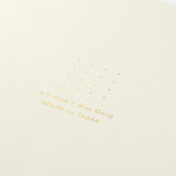 Midori - Notebook A5 Color Dot Grid Cuaderno con Malla de Puntos | White