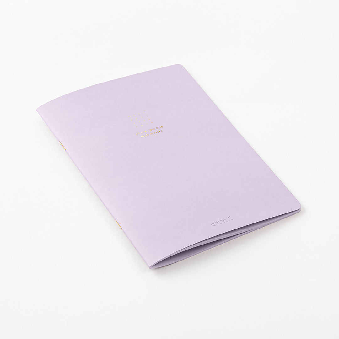 Midori - Notebook A5 Color Dot Grid Cuaderno con Malla de Puntos | Purple