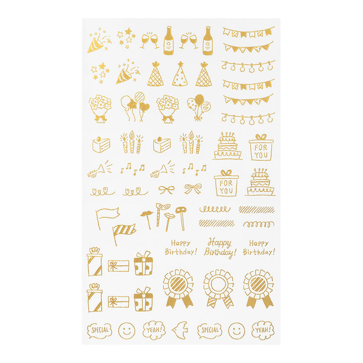 Midori - Pegatinas Transfer Sticker Foil | Celebratory Patterns