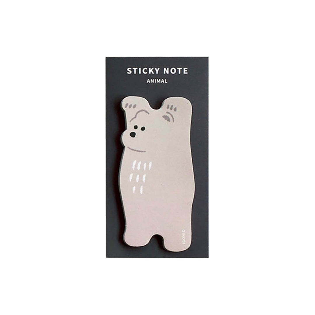 Iconic - Animal Sticky Notes | Brown Bear