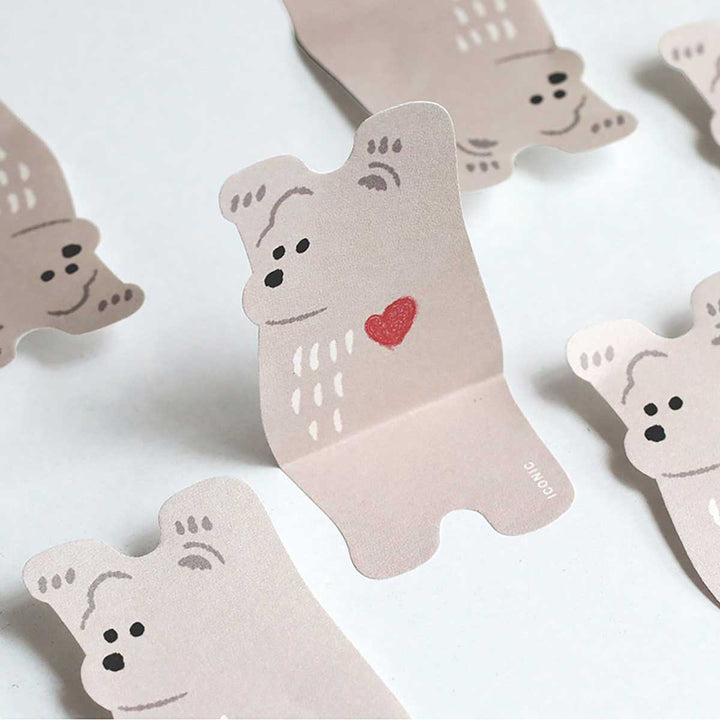 Iconic - Animal Sticky Notes | Brown Bear