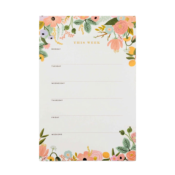 Rifle Paper Co. - Weekly Planner A5 Garden Party Pastel 