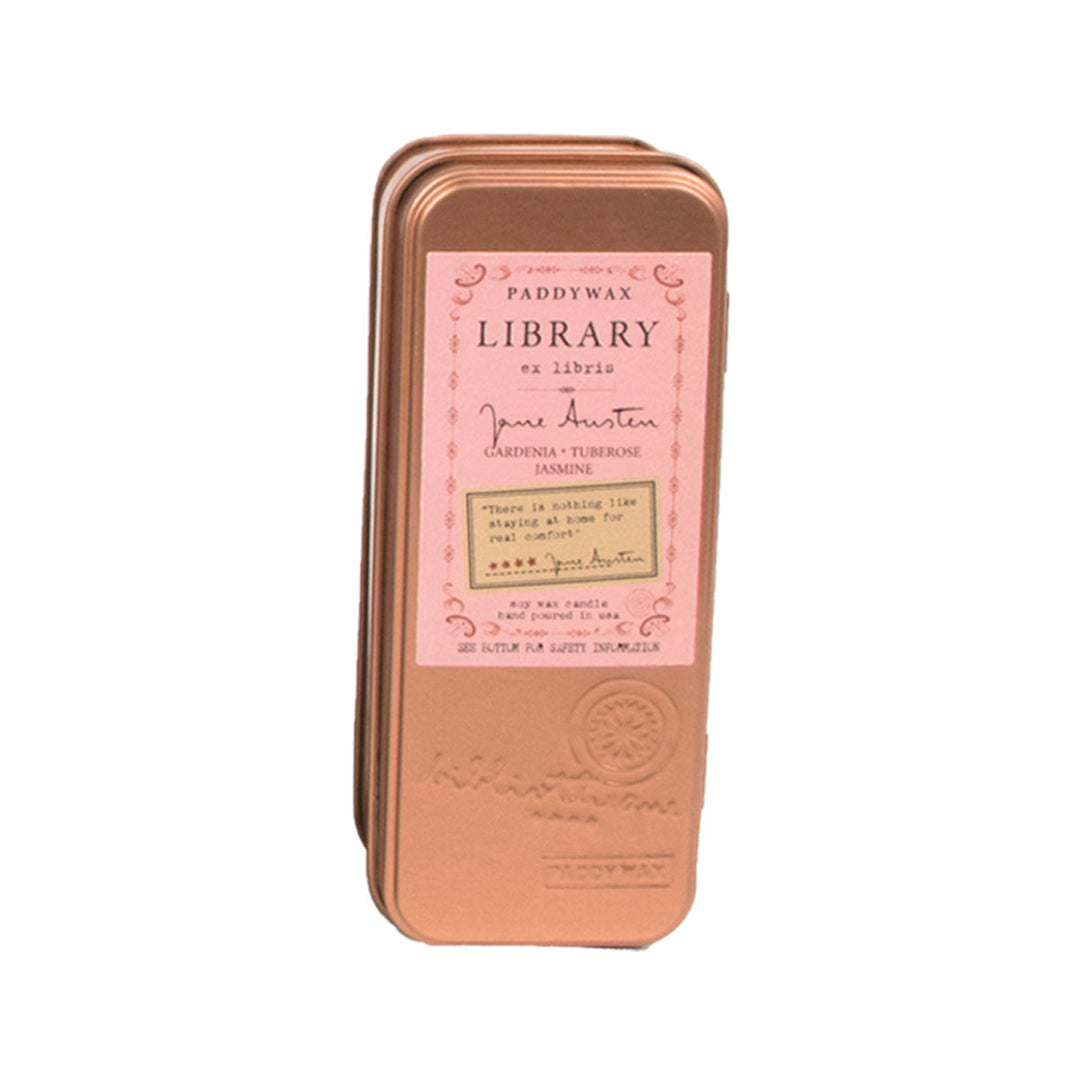 Paddywax - Library | Jane Austen | Tin Can Scented Candle