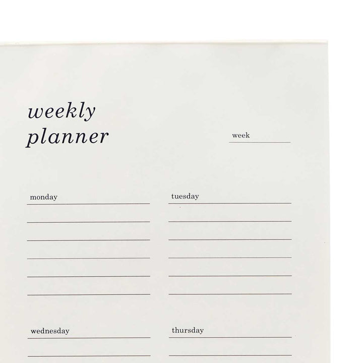 Monograph - Weekly Planner Calendar Weekly