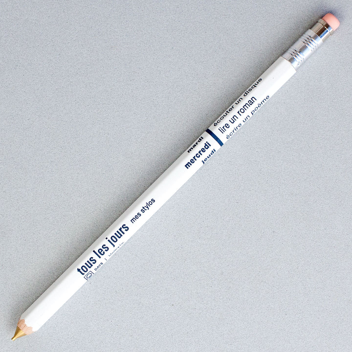 Mark's - Days Tous Les Jours Mechanical Pencil | White 