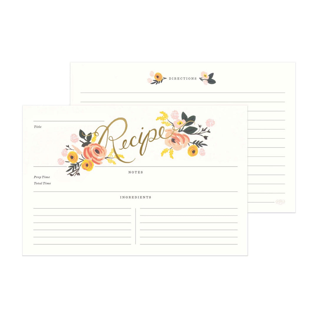 Rifle Paper Co. - Peony Recipe Cards | pack of 12