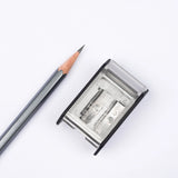 Blackwing - Two Step Pencil Sharpener (Two Steps - Long Tip) | Gray