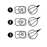  Dux- Dux Sacapuntas regulable con funda de piel, Sacapuntas- Likely.es