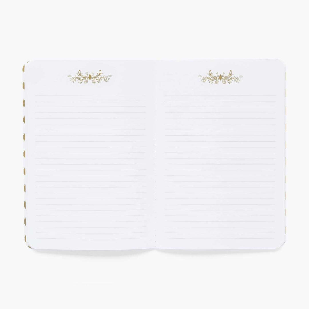 Rifle Paper Co. - Stitched Notebooks Set de 3 Cuadernos | Hojas con Líneas | Bramble