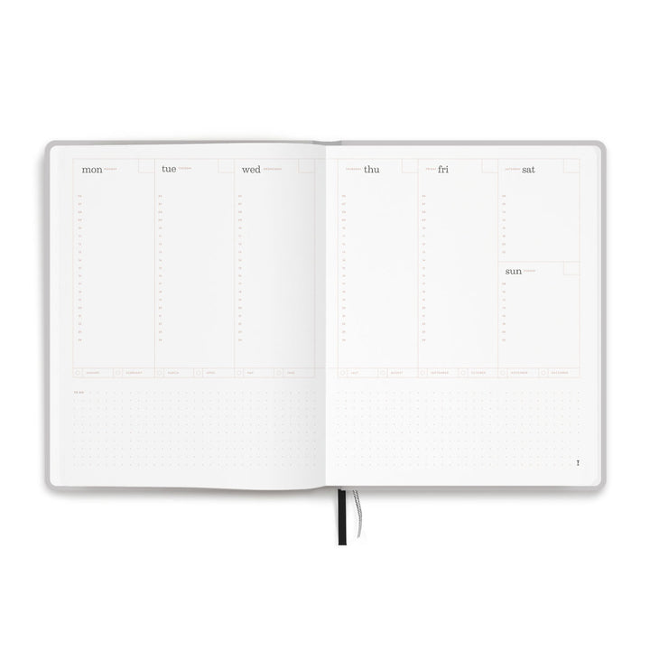 Tinne+Mia - Dateless Planner A5+ Weekly and Monthly | Cinnamon