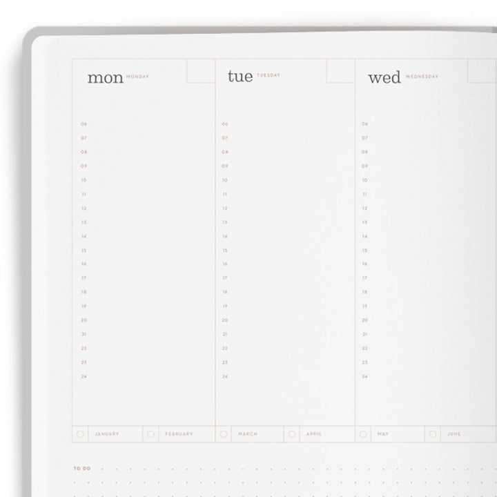Tinne+Mia - Dateless Planner A5+ Weekly and Monthly | Cinnamon