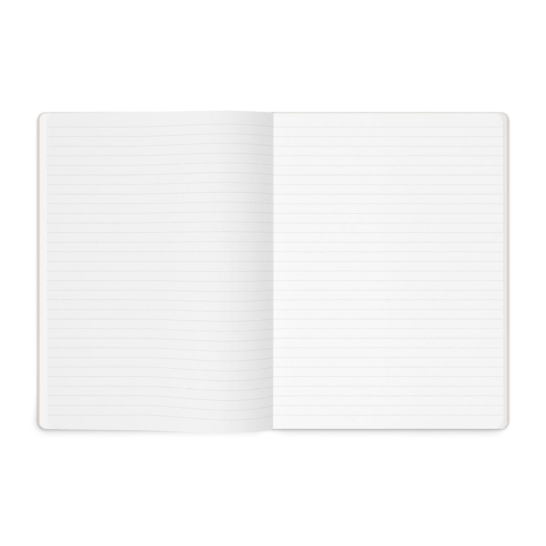 Tinne+Mia - Exercise Book A5 Set de 2 cuadernos con líneas | Lilac - Icy Blossom