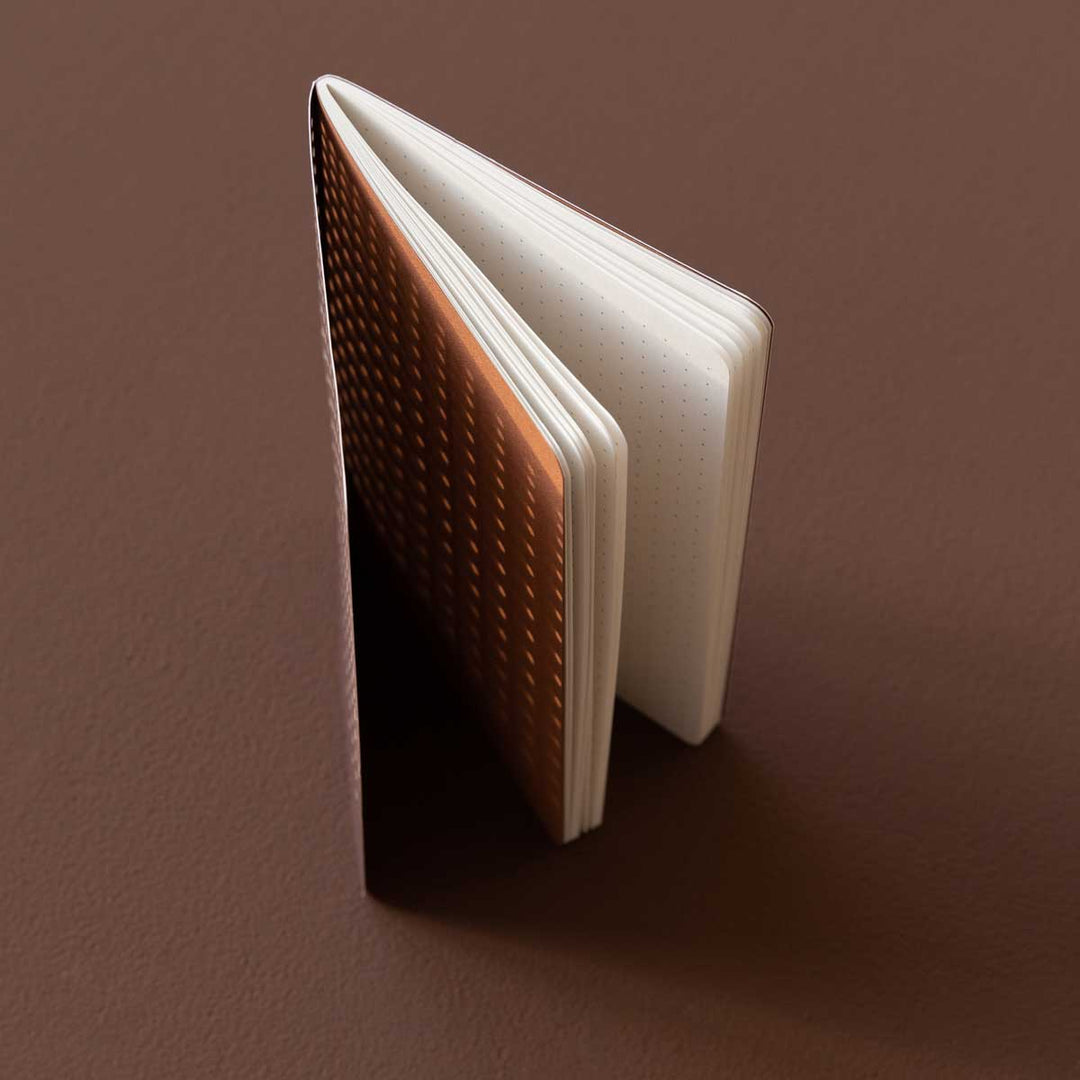 Tinne+Mia - Note Booklet A6 cuaderno con malla de puntos | Burgundy