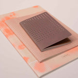 Tinne+Mia - Note Booklet A6 notebook with dot mesh | Burgundy