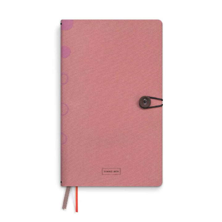 Tinne+Mia - Notebook Button - Cuaderno 3 en 1 | Rose Dawn