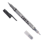 ROTULADOR PINCEL FUDENOSUKE TWIN CON 2 PUNTAS | TINTA GRIS Y NEGRA, Rotuladores, Tombow - Likely.es