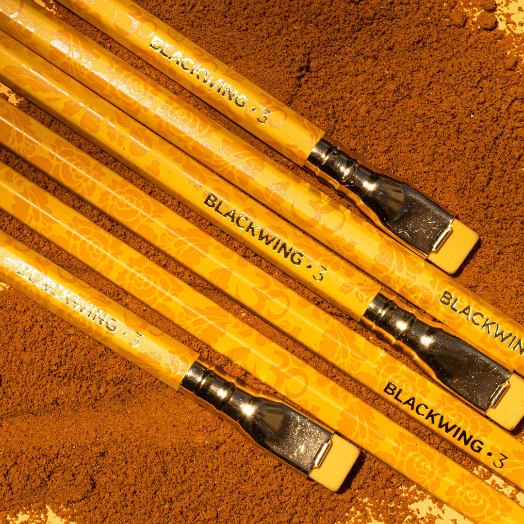 Blackwing - Volume 3 Limited Edition | Turmeric Yellow | Box of 12 Pencils