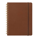 Midori - Cuaderno de anillas WM Ring Notebook Grain | Marrón