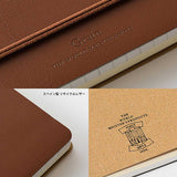 Midori - Cuaderno de anillas WM Ring Notebook Grain | Marrón